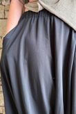 Oscar Asymmetric Hareem Skirt Pant Black